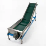 Cinta transportadora inclinable regulable