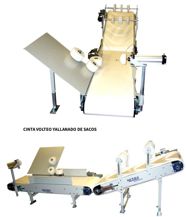 cintas volteo y allanado de sacos